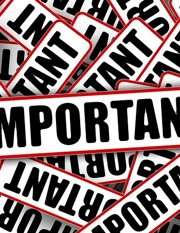 IMPORTANT UPDATE: EU Registered Designs Important Notice Sign